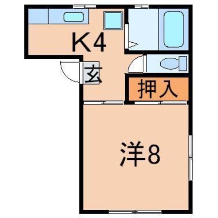 アーバンハウス森合の物件間取画像